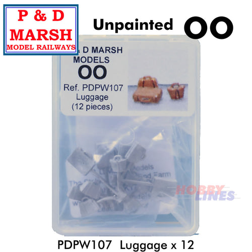 LUGGAGE White metal P&D Marsh Unpainted OO gauge PW107