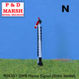 GWR HOME SIGNAL Painted ready to place P&D Marsh N gauge X351