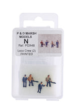 Load image into Gallery viewer, LOCO CREWS Painted figures ready to place P&amp;D Marsh N gauge X48
