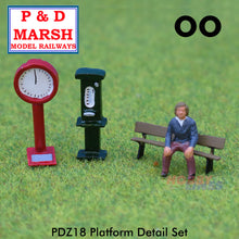Load image into Gallery viewer, PLATFORM DETAIL Painted ready to place P&amp;D Marsh OO gauge Z18
