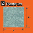 EMBOSSED WATER SHEET Calm / Agitated / Choppy Blue Water 150x220mm SB PLASTRUCT