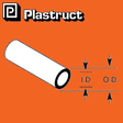 ROUND TUBES range styrene ABS plastic polystyrene  PTBFS Tube PLASTRUCT