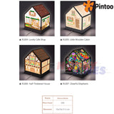 3D Puzzle House Latern LITTLE WOODEN CABIN LED 208 pcs PINTOO Puzzles R1005