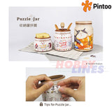 3D Puzzle Storage Jar RABBIT & SQUIRREL 96 pieces PINTOO Puzzles BB1002