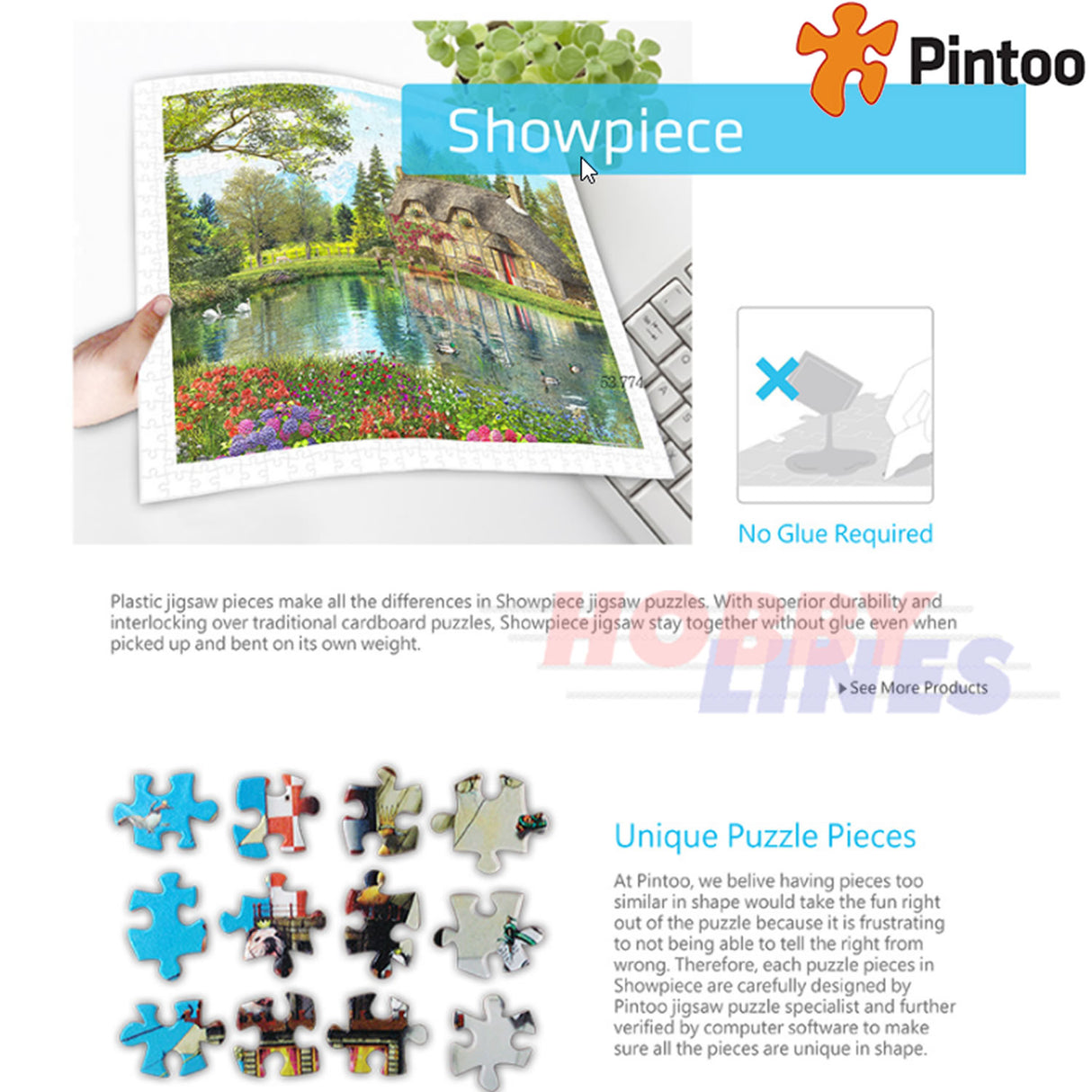 Showpiece Puzzle BEAUTIFUL SUNRISE OVER AMSTERDAM 20" x 32" 1000pc PINTOO H1770