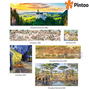 Showpiece Puzzle  GOODNIGHT TIGER 20" x 32" 1000pc PINTOO H2146