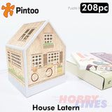 3D Puzzle House Latern LITTLE WOODEN CABIN LED 208 pcs PINTOO Puzzles R1005