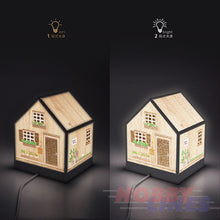 Load image into Gallery viewer, 3D Puzzle House Latern LITTLE WOODEN CABIN LED 208 pcs PINTOO Puzzles R1005
