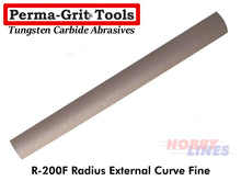 Load image into Gallery viewer, Perma-Grit R200F RADIUS TOOL EXTERNAL FINE GRIT File Tungsten Carbide Permagrit
