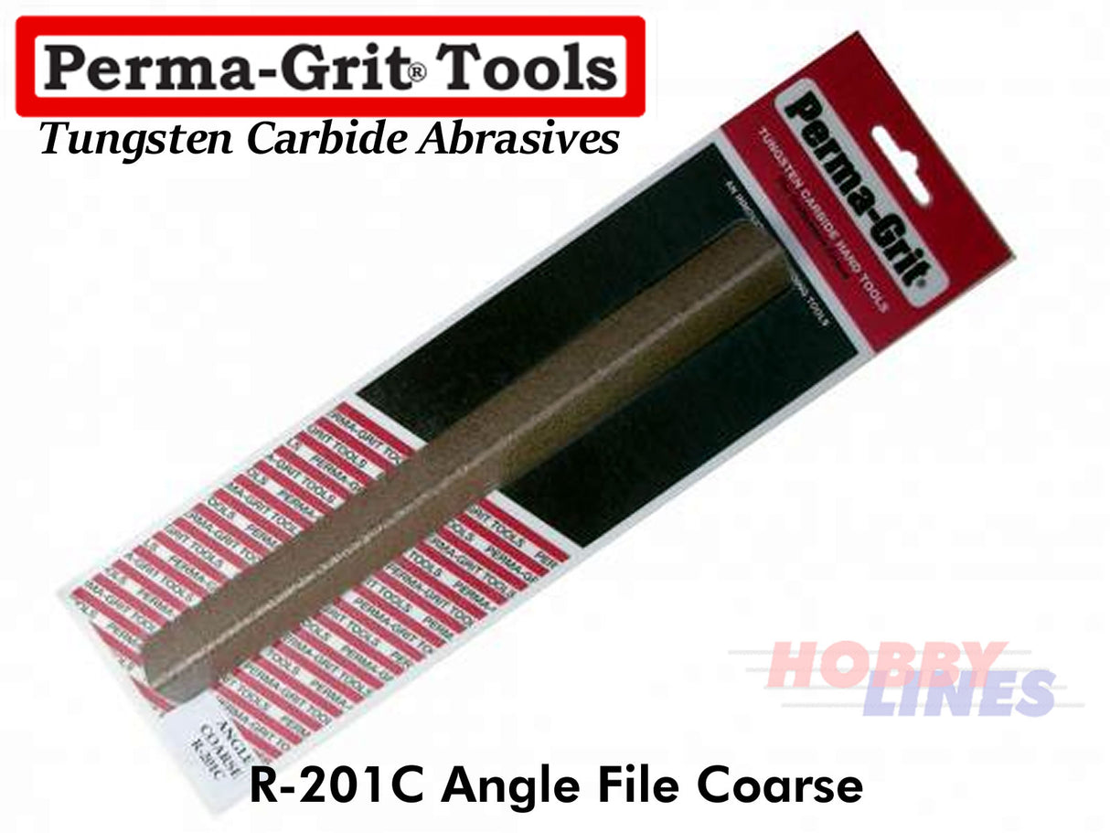 Perma-Grit R201C TANGENT TOOL COARSE Angle File Tungsten Carbide Permagrit