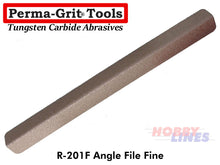 Load image into Gallery viewer, Perma-Grit R201F TANGENT TOOL FINE Angle File Tungsten Carbide Permagrit
