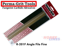 Load image into Gallery viewer, Perma-Grit R201F TANGENT TOOL FINE Angle File Tungsten Carbide Permagrit
