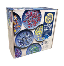 Load image into Gallery viewer, Cobble Hill PUZZLE SORTING TRAYS 6 STACKABLE TRAYS Jigsaw Puzzles 53700
