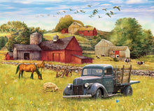 Load image into Gallery viewer, Cobble Hill A SUMMER AFTERNOON ON THE FARM 1000 pc Quality Jigsaw Puzzle 80001
