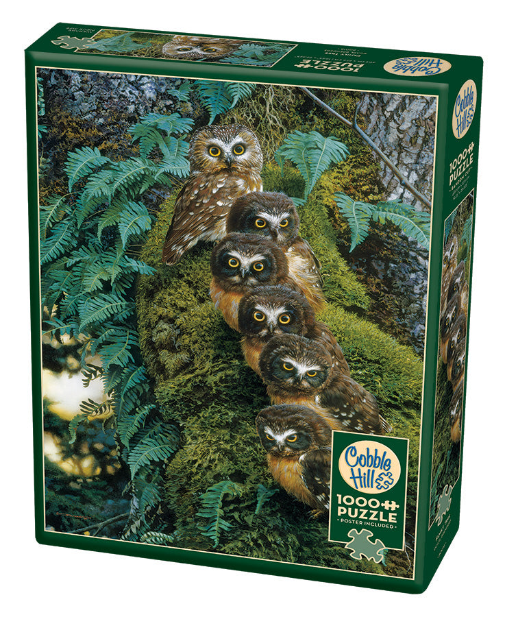 Cobble Hill Carl Brenders FAMILY TREE Owls1000pc Quality Jigsaw Puzzle 80018