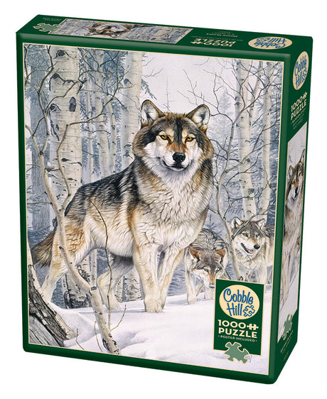 Cobble Hill Al Agnew SECOND GLANCE Wolves 1000pc Quality Jigsaw Puzzle 80019