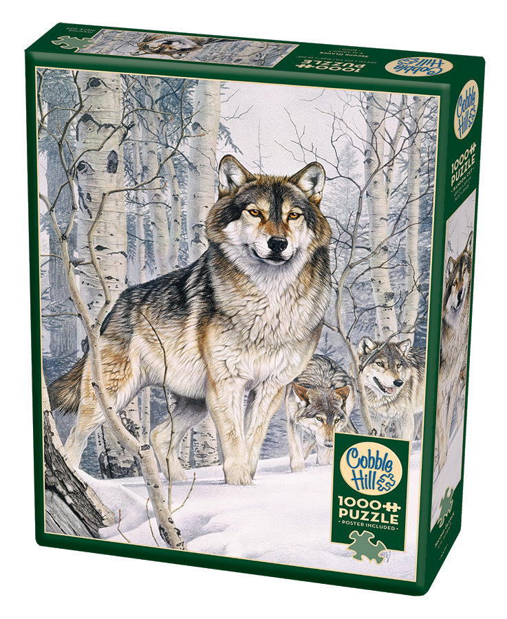 Cobble Hill Al Agnew SECOND GLANCE Wolves 1000pc Quality Jigsaw Puzzle 80019