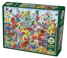 Load image into Gallery viewer, Cobble Hill Barbara Behr BUTTERFLY GARDEN 1000pc Quality Jigsaw Puzzle 80032
