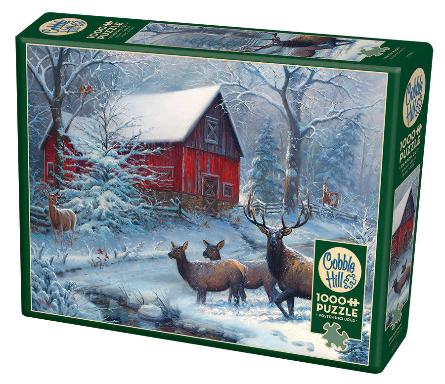 Cobble Hill Mark Keathley WINTER MAGIC Scene 1000pc Jigsaw Puzzle 80047