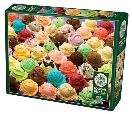 Cobble Hill ICE CREAM a gelato challenge Quality 1000pc Jigsaw Puzzle 80061