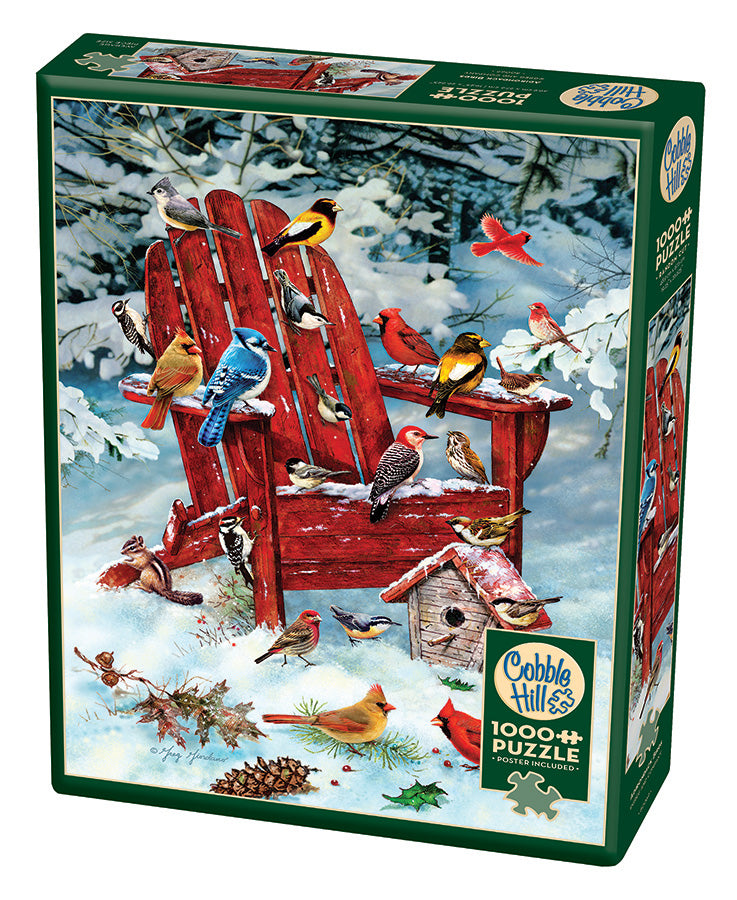 Cobble Hill Greg Giordano ANDIRONDACK BIRDS Quality 1000pc Jigsaw Puzzle 80069