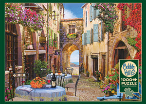 Cobble Hill Creations FRENCH VILLAGE Scene Quality 1000pc Jigsaw Puzzle 80072