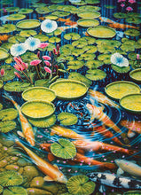 Load image into Gallery viewer, Cobble Hill Larry Taugher KOI POND quality 1000pc Jigsaw Puzzle 80022
