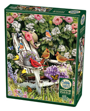 Load image into Gallery viewer, Cobble Hill Greg Giordano SUMMER ANDIRONACK BIRDS 1000pc Jigsaw Puzzle 80090
