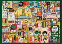 Load image into Gallery viewer, Cobble Hill Shelley Davies SEWING NOTIONS Quality 1000pc Jigsaw Puzzle 80098
