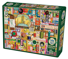 Load image into Gallery viewer, Cobble Hill Shelley Davies SEWING NOTIONS Quality 1000pc Jigsaw Puzzle 80098
