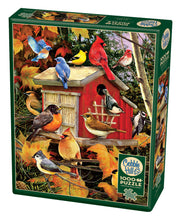 Load image into Gallery viewer, Cobble Hill Greg &amp; Company FALL BIRDS Quality 1000pc Jigsaw Puzzle 80100
