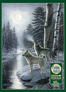 Cobble Hill James A Meger WOLVES BY MOONLIGHT 1000pc Jigsaw Puzzle 80108