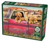 Cobble Hill Greg Giordano COBBLE HILL FARM Dog family 1000pc Jigsaw Puzzle 80116