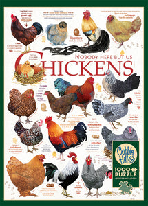 Cobble Hill Ashley Davies CHICKEN QUOTES quality 1000pc Jigsaw Puzzle 80120