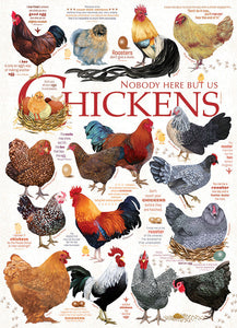 Cobble Hill Ashley Davies CHICKEN QUOTES quality 1000pc Jigsaw Puzzle 80120