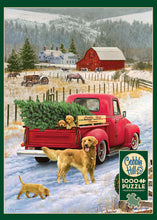 Load image into Gallery viewer, Cobble Hill Greg &amp; Company CHRISTMAS ON THE FARM 1000pc Jigsaw Puzzle 80127
