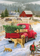 Load image into Gallery viewer, Cobble Hill Greg &amp; Company CHRISTMAS ON THE FARM 1000pc Jigsaw Puzzle 80127
