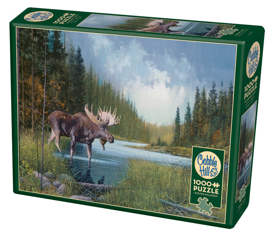 Cobble Hill Douglas Laird MOOSE LAKE 1000pc Jigsaw Puzzle 80133