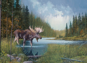 Cobble Hill Douglas Laird MOOSE LAKE 1000pc Jigsaw Puzzle 80133