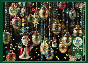 Cobble Hill Creations CHRISTMAS ORNAMENTS 1000pc Jigsaw Puzzle 80140