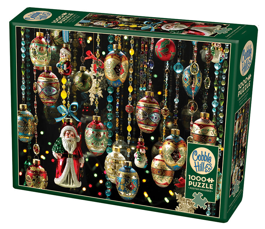 Cobble Hill Creations CHRISTMAS ORNAMENTS 1000pc Jigsaw Puzzle 80140