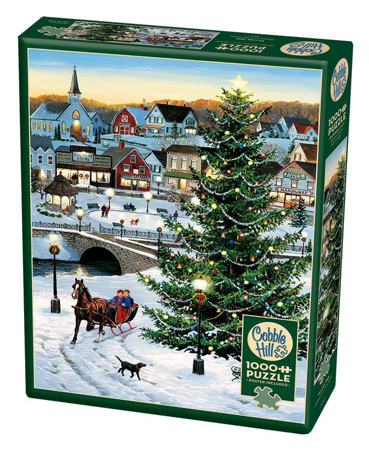 Cobble Hill Persis Clayton Weirs VILLAGE TREE 1000pc Jigsaw Puzzle 80141