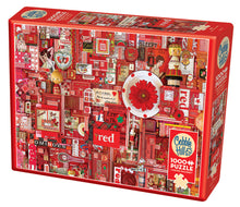 Load image into Gallery viewer, Cobble Hill Shelley Davies RED - Colours series 1000pc Jigsaw Puzzle 80146
