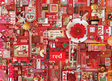 Load image into Gallery viewer, Cobble Hill Shelley Davies RED - Colours series 1000pc Jigsaw Puzzle 80146
