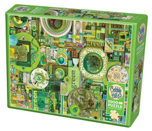 Load image into Gallery viewer, Cobble Hill Shelley Davies GREEN - Colours series 1000pc Jigsaw Puzzle 80149
