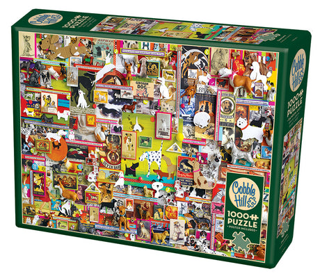 Cobble Hill Shelley Davies DOGTOWN Dogs 1000pc Jigsaw Puzzle 80168