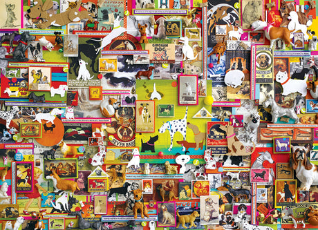 Cobble Hill Shelley Davies DOGTOWN Dogs 1000pc Jigsaw Puzzle 80168