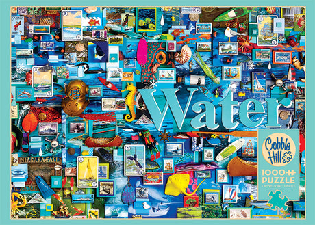 Cobble Hill Shelley Davies WATER Elements Collection 1000pc Jigsaw Puzzle 80171