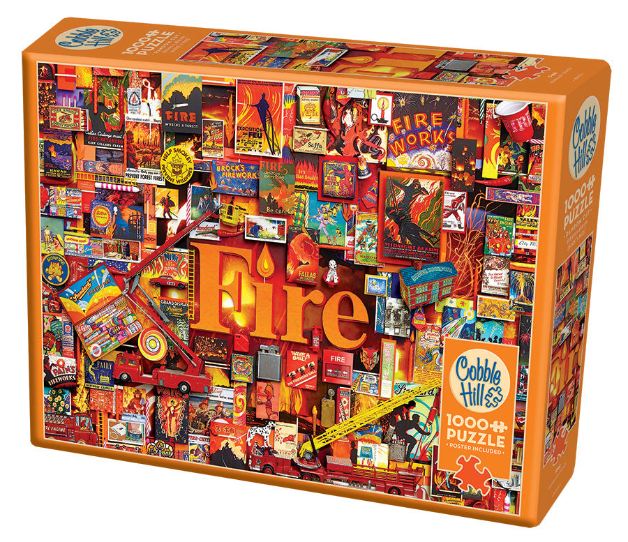 Cobble Hill Shelley Davies FIRE Elements Collection 1000pc Jigsaw Puzzle 80173