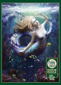 Cobble Hill Melanie Delon ONDE Mermaid 1000pc Jigsaw Puzzle 80175